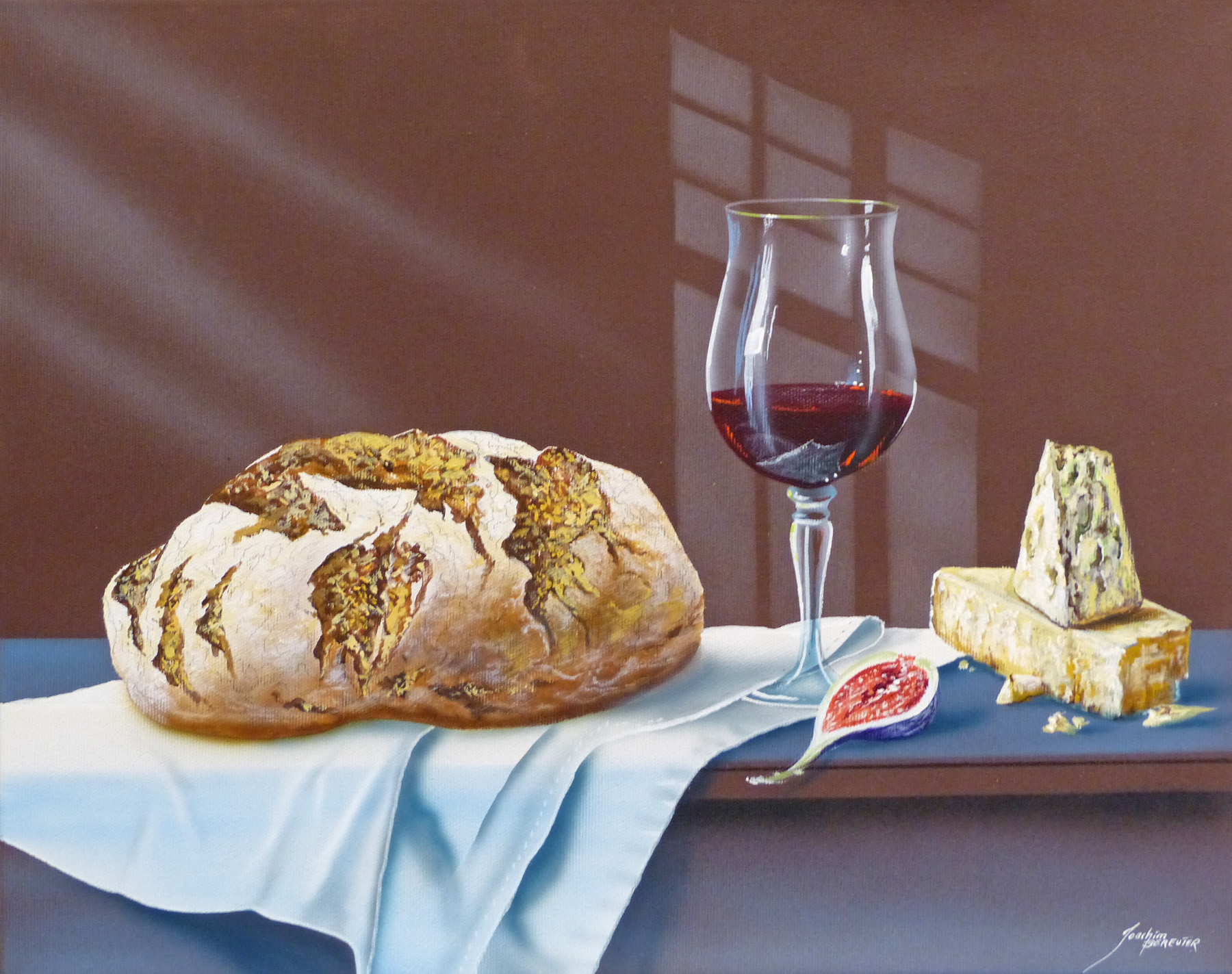 Brot und Rotwein