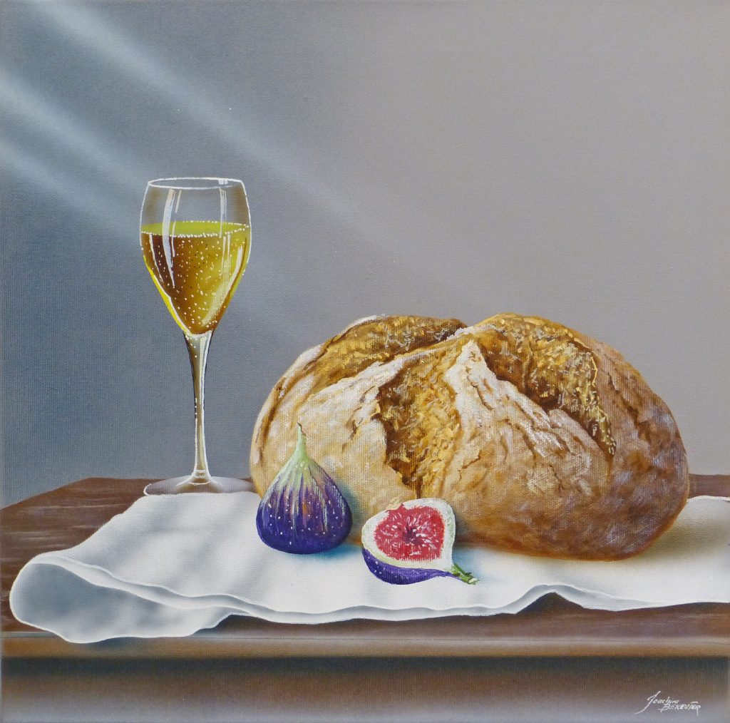 Brot und Weißwein