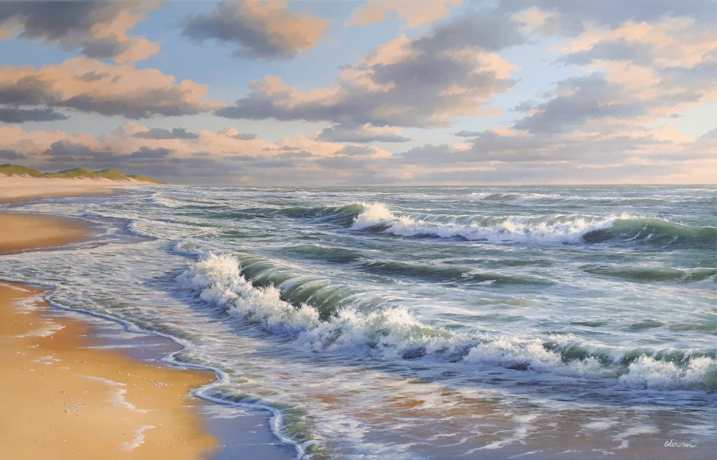 Hinter den Dünen das Meer