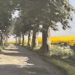 Allee mit Raps